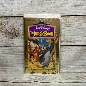 Rare Vintage The Jungle Book VHS: 30th Anniversary Limited Edition